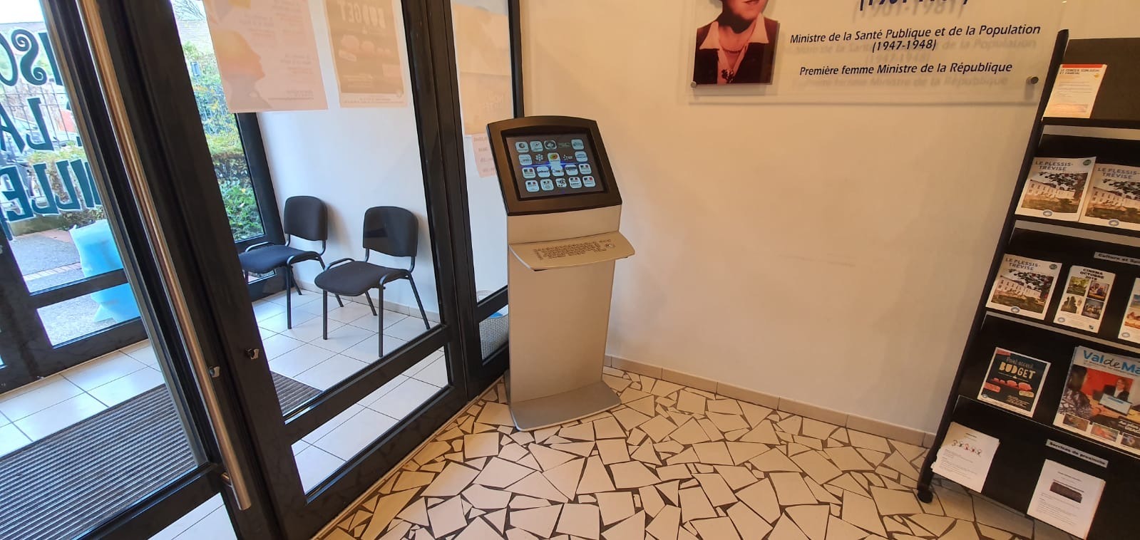 Borne interactive mairie