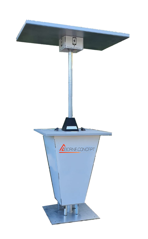 Borne de recharge solaire