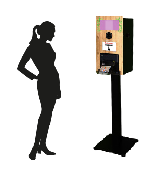 Selfie smart borne photo