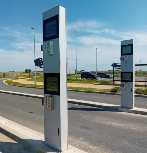 Outdoor camion borne tactile extérieure