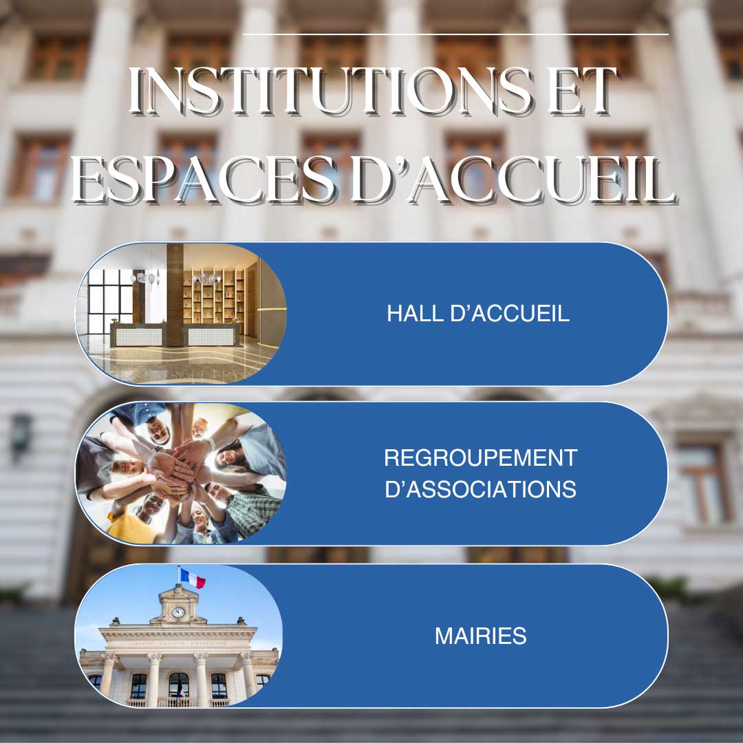 institutions et espaces d'accueil
